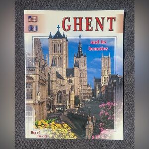 GHENT Belgium Vintage Travel Book Gothic Architecture Souvenir